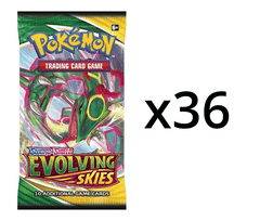 Pokemon SWSH7 Evolving Skies 36ct Booster Pack Lot